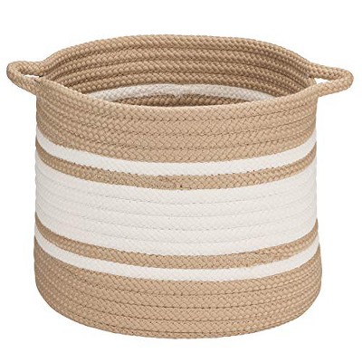 Colonial Mills Outland Basket, 14"x14"x12", Sand