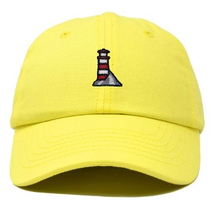 Dalix Lighthouse Embroidered Cap Cotton Baseball Hat Nautical Womens - 1 of 4