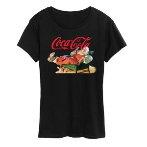 Women's - Coca-Cola - Santa Coke Short Sleeve Graphic T-Shirt - 1 of 4
