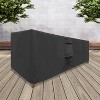 KHOMO GEAR Square Table Cover – Waterproof, Heavy-Duty Outdoor Furniture Cover in Black – Fits Patio Coffee, Side & Small Square Tables - 70x25x34 - 2 of 4