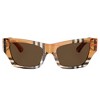 Burberry BE 4441U 414673 Womens Cat-Eye Sunglasses Check Sand 52mm - 2 of 3