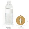 Big Dot of Happiness Elegant Cross - Religious Party Favor Gift Tags (Set of 20) - 3 of 4