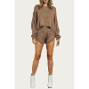 Women's ESSENTIAL CROPPED CREW NECK BOXY SWEATER - J.NNA - 2 of 4