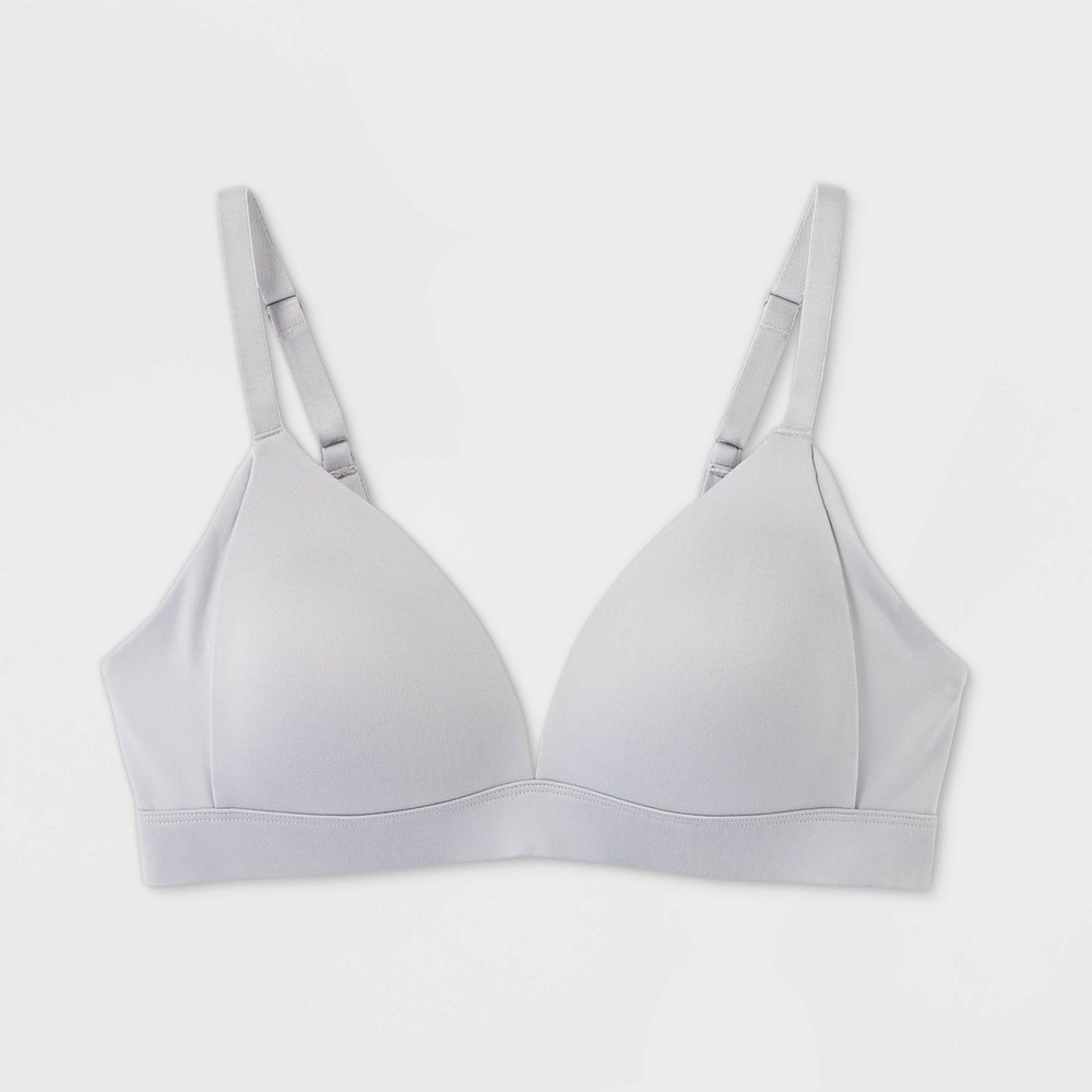 Women's Lightly Lined Wirefree Lounge Bra - Auden™ Light Gray 36C