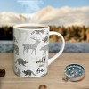 Pavilion Gift Company - Wild and Free - 18 oz Mug - Drinkware - 2 of 4