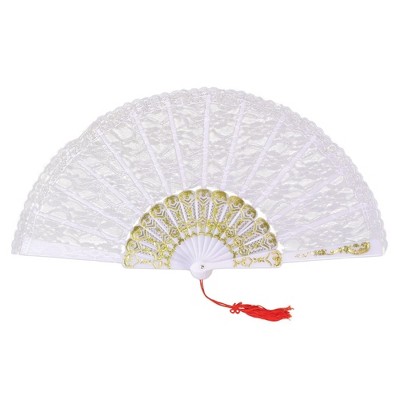 Ruby Slipper Sales Co., LLC (Rubies) White Lace Fan Adult Costume Accessory