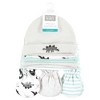 Hudson Baby Unisex Baby Cotton Cap and Scratch Mitten Set, Neutral Dino, 0-6 Months - 2 of 4