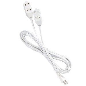 The Lakeside Collection Split Extension Cord Power Strip - 1 of 3