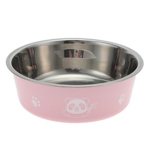 Unique Bargains Non-Skid Large Dog Bowl Panda Pattern1 Pc - 1 of 4