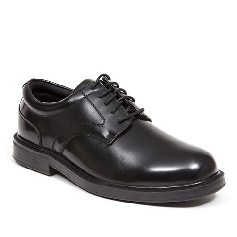 Mens black 2025 dress shoes target