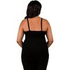 Bamboobies Nursing Tank Top, Maternity Clothes for Breastfeeding, Black, Large - 2 of 4