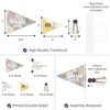 Big Dot of Happiness World Awaits - Triangle Travel Themed Party Photo Props - Pennant Flag Centerpieces - Set of 20 - 3 of 4