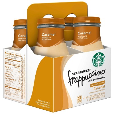 Starbucks Caramel Frappuccino Chilled Coffee Drink 9.5 oz Bottles - Shop  Coffee at H-E-B