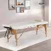 BestMassage Portable Massage Table 2-Fold Adjustable Spa Bed 27.6" Wide Lash Bed - 2 of 4