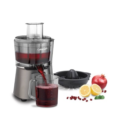 Cuisinart Combo Juice Extractor And Citrus Juicer - Gunmetal - Cje-2000 :  Target