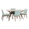 Christopher Knight Home Kwame Mid Century Modern Fabric Upholstered 5 Piece Dining Set - 2 of 4