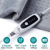 Heating Pad for Back Pain Relief, 33"x17" Extra Large Electric Heating Pads for Cramps Neck and Shoulders, 2H Auto Off, 4 Temperature Settings - 4 of 4