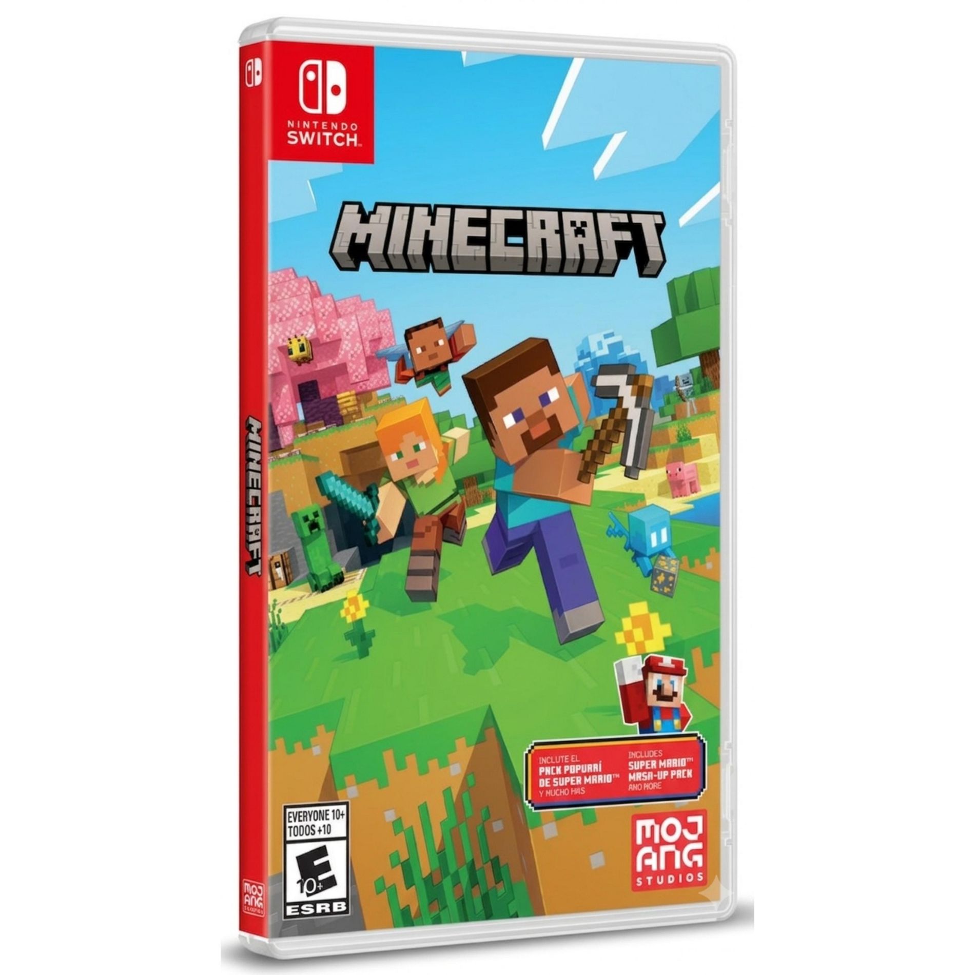 Minecraft – Nintendo Switch (Includes Super Mario & Super Smash Pack)