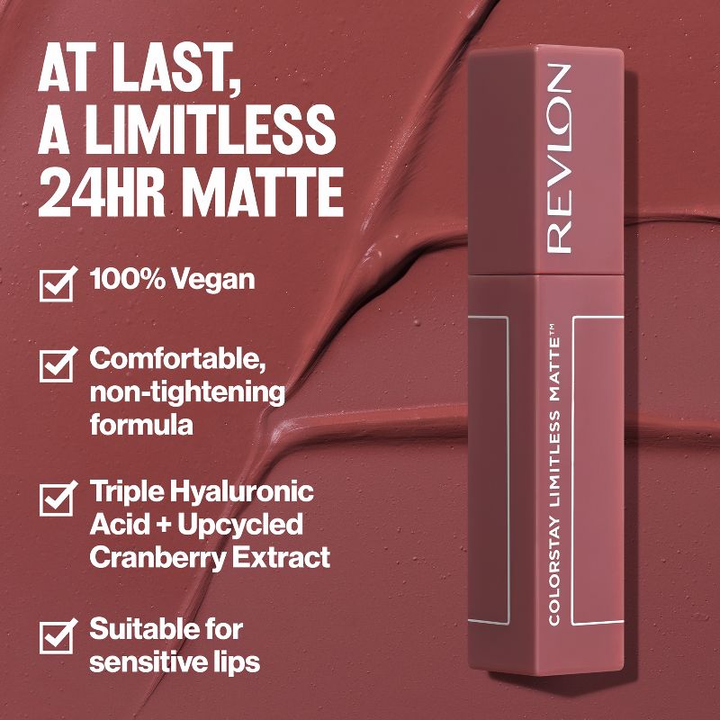 Revlon No-Budge Matte ColorStay Limitless Liquid Lipstick - 0.17 fl oz, 5 of 20