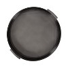 Kate and Laurel Samana Round Metal Tray, 17x17x2, Pewter - 4 of 4
