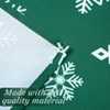 Snowflakes Christmas tablecloth, white Xmas tablecloth, gray Christmas tablecloth, new year tablecloth - 2 of 4