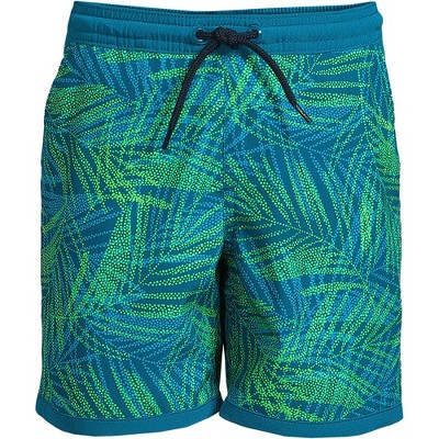 Lands' End Kids Stretch Hydroliner Sport Swim Trunks - Xxs - Paradise ...