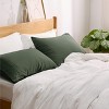 Bedsure-Polyester Microfiber Pillowcase 2 Pack Super Soft and Cozy Peached Fabric - 2 of 4
