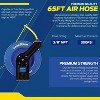 Goodyear Air Hose Reel - 1/2" x 65' Ft, 300 PSI Max, 1/4" NPT Connections, Single Arm - 3 of 4
