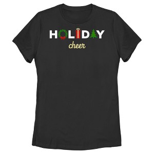 Women's Lost Gods Holiday Cheer Icons T-Shirt - 1 of 4