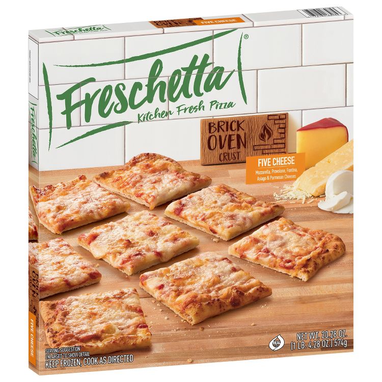 Freschetta Five Cheese Brick Oven Crust Frozen Pizza - 20.28oz, 3 of 10