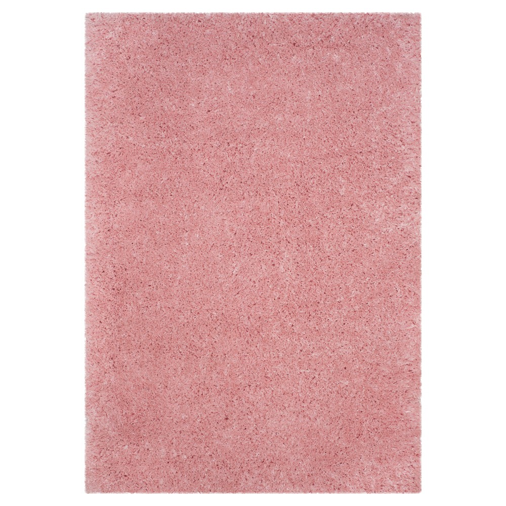 5'1inx7'6in Solid Loomed Area Rug Light Pink - Safavieh