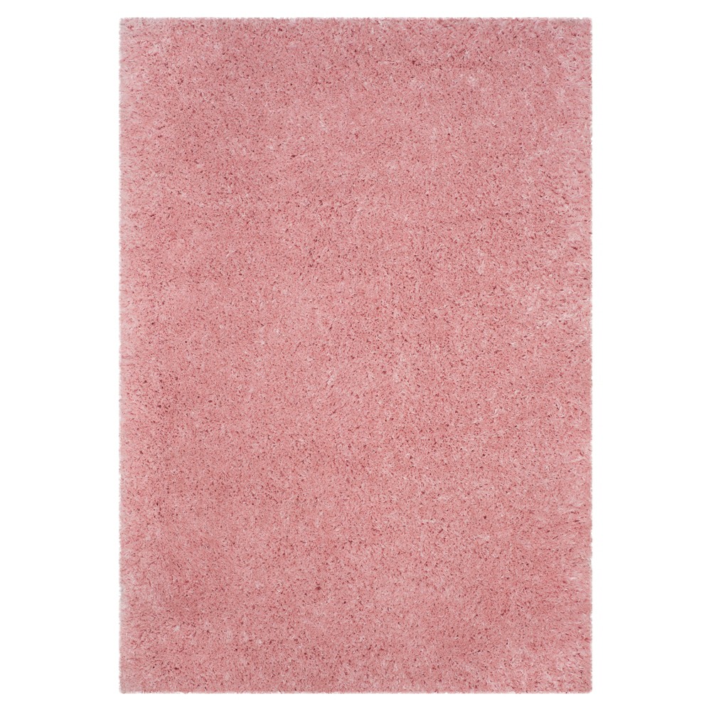 5'1inx7'6in Solid Loomed Area Rug Light Pink - Safavieh