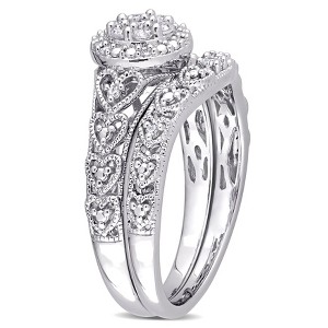 EVERLY JEWELRY  | Sterling Silver 1/5 CT Diamond TW Fashion Ring - 1 of 4