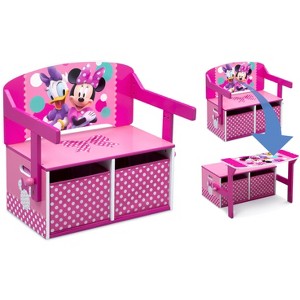 Delta Children Minnie Mouse 3-in-1 Activity Bench - 1 of 4