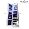 Fredees Color Block Full Length Mirror,White - 2 of 4