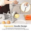 Heynemo Commercial French Fry Cutter, Heavy Duty Potato Slicer with 3 Replaceable blades (1/2, 3/8 Inch, 6-wedge Slicer), Professional Fries Cutter - 2 of 4
