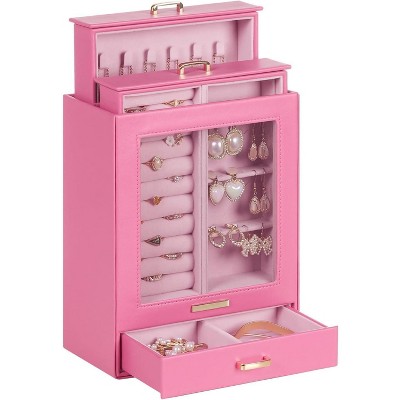 Jewelry Organizer Jewelry Box for Necklaces Rings Earrings Gift Bracelets Storage Case