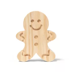 Freestanding Wood Gingerbread Man - Mondo Llama™