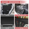 Unique Bargains Sound Deadening Mat Car Heat Damping Pad 157mil 18sqft 15.7"x165.3" Black - 2 of 4