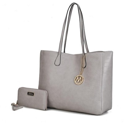 MKF Collection Sadie Oversize Handbag Women Tote & Wallet Set by Mia K