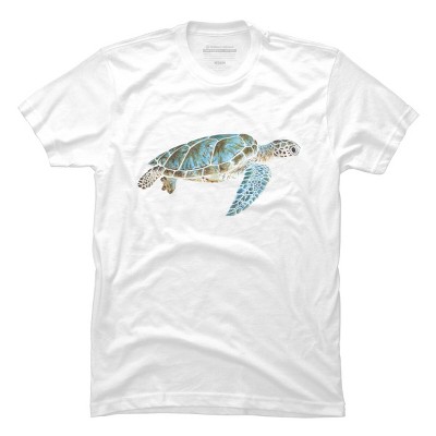 Men's Design By Humans Sea turtle By Savousepate T-Shirt