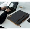 MaseiKar Inch Laptop Sleeve Case Notebook Bag Water-Resistant Handbag Compatible with 14" Lenovo Chromebook S330/Dell 3490,Brown - 2 of 4