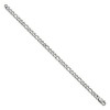 Black Bow Jewelry Men's 6mm Stainless Steel Polished Figaro Chain Bracelet, 9 Inch - 2 of 4