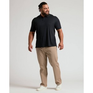 True Classic Men's Short Sleeve Collar Neck Polo Pima Shirt - 1 of 4