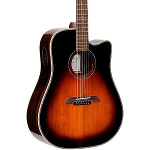 Alvarez Yairi DY1 Dreadnought Acoustic-Electric Guitar Sunburst - 1 of 4