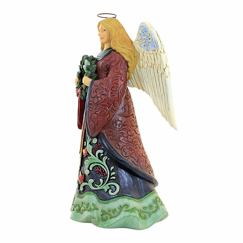 Jim Shore 9.5 Inch Season Of Splendor Holiday Manor Angel Figurines, 2 of 4