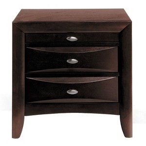 NicBex 2-Drawer Nightstand with Metal Handles Modern Bedside Table End Table for Living Room, Bedroom - 1 of 4