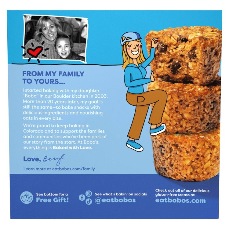 Bobo's Oat Bars Bites Chocolate Chip - 7.8oz/6ct, 3 of 9