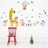 Slickblue Zoo Party Wall Art Stickers – Large & X-Large Vinyl Decals for Kids’ Rooms, Living Room, or Bedroom - 3 of 3