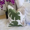 Tramull Leaf Accent Pillow 20"x20", Polyester Velvet Cover, Hidden Zipper - 4 of 4